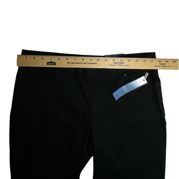 Apt. 9 Modern Fit Skinny Leg Denim Jeans Women's 16P Petite Black Mid Rise Pants - Picture 7 of 11